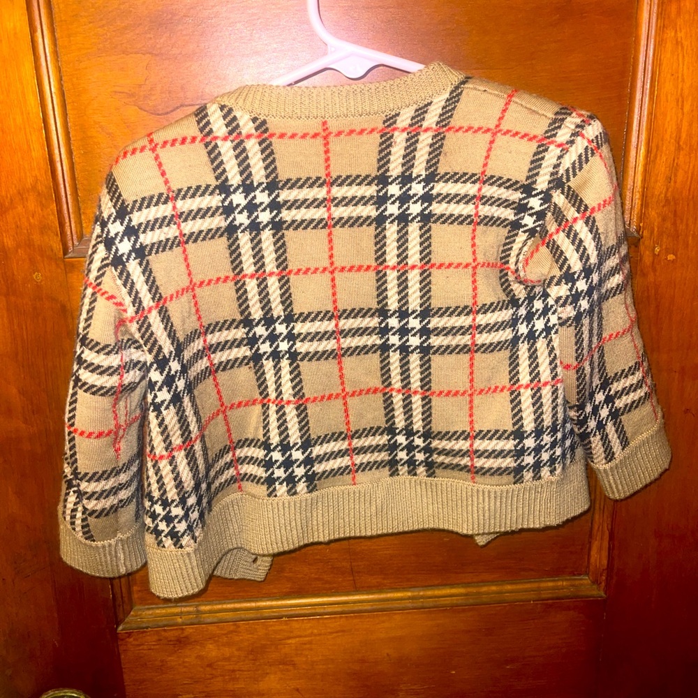 Burberry Plaid Sweater / Toddler